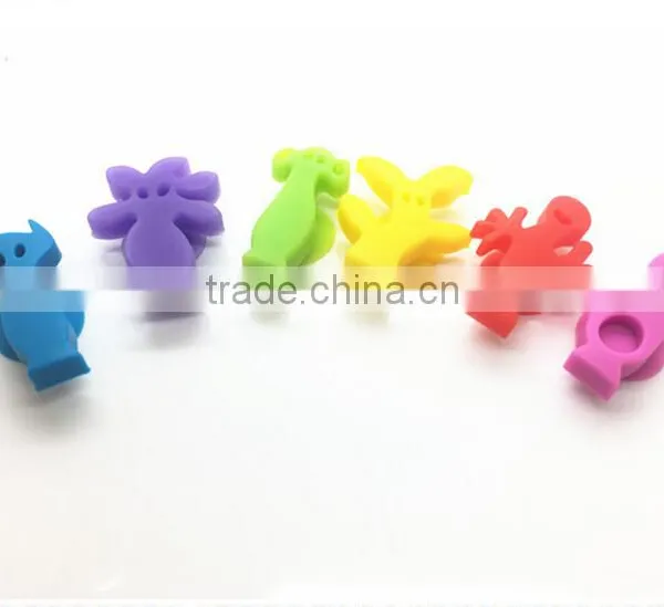 Promotional Gift Silicone Drink Silicone Silicone Drink Wine Glass Markers photo-3