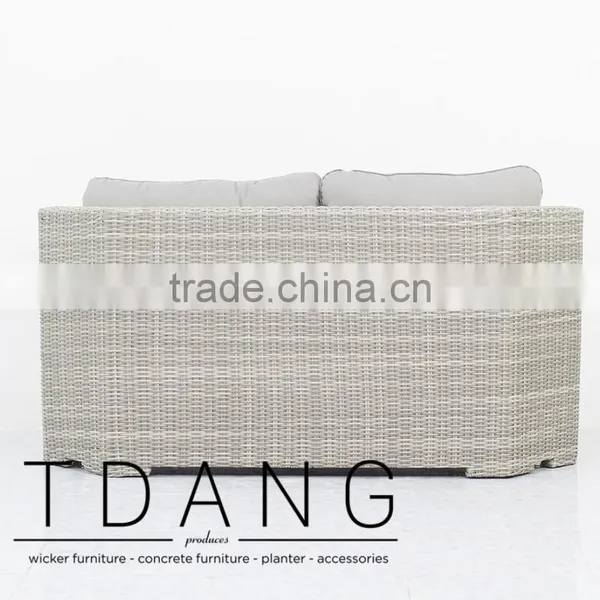 Sedona Wicker Bench Corner - Outdoor Poly Rattan Furniture photo-4
