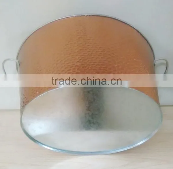 100% Waterproof Embossed Antique Tin Bucket photo-4