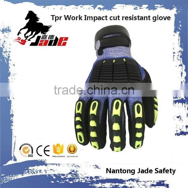 TPR Gloves, Nitrile Sandy Finish Gloves,Impact Resistant TPR Glove photo-3