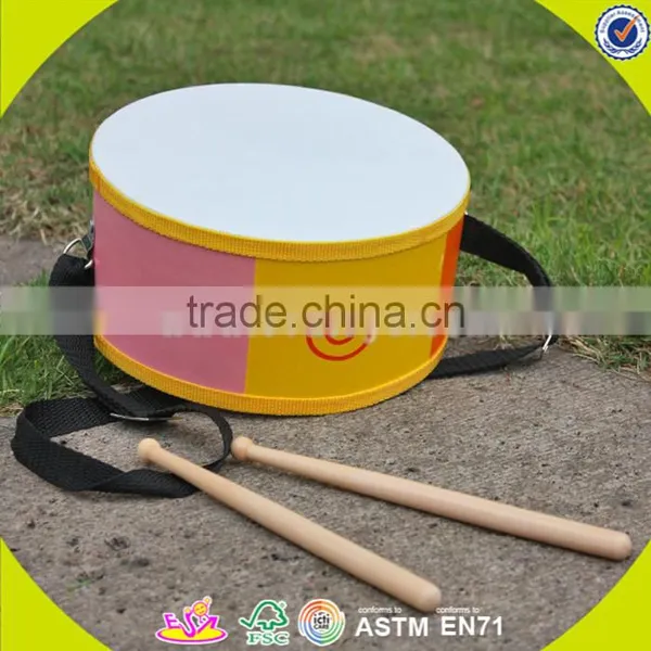 Wholesale Simple Style Wooden Toy Double Drums Funny Wooden Toy Double Drums for Toddlers W07J004 photo-2