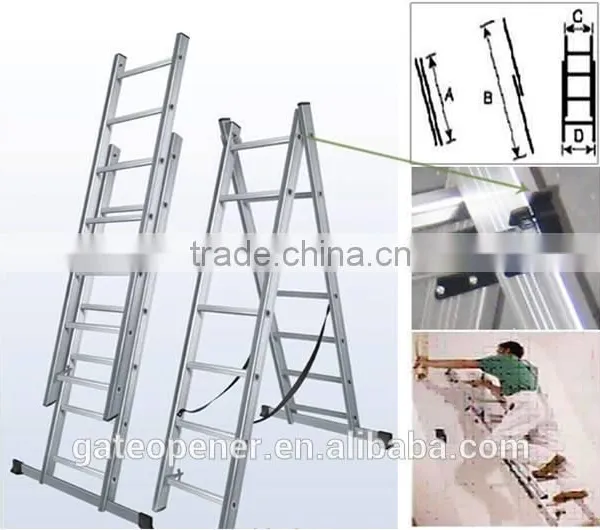 Aluminum Folding Scaffold Multi-Purpose Ladder 12.5-Feet / 350 lb photo-3