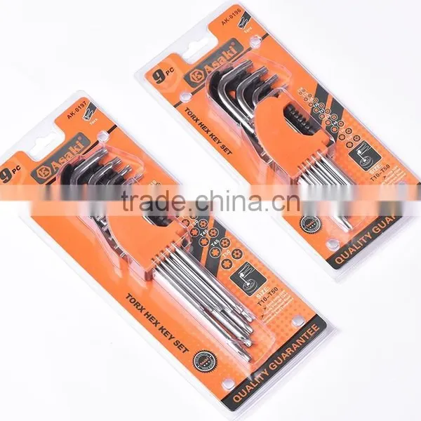 9pcs Torx Hex Key Set Wrench Set AK-0196 photo-6