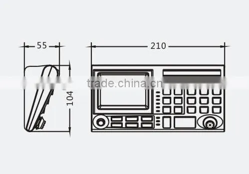 Professional CCTV Keyboard Multi Function Controller RS485 PTZ Camera LCD Display CCTV Controller photo-4