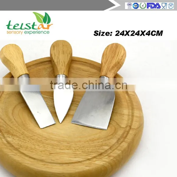 Manufacturers Selling Rugby Wooden Cheese Knife Block photo-4