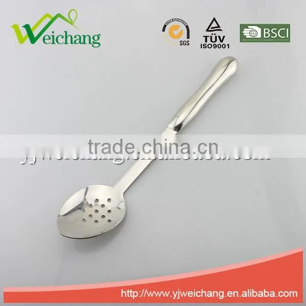 WCJ517C SLOTTED SPOON,STAINLESS STEEL, Welding,high Quality,mirror,finishing photo-3