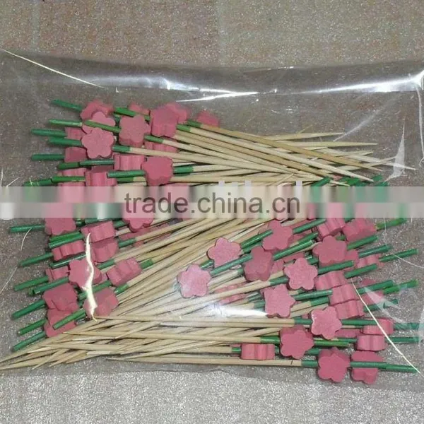bbq bamboo art skewer/bamboo sticks