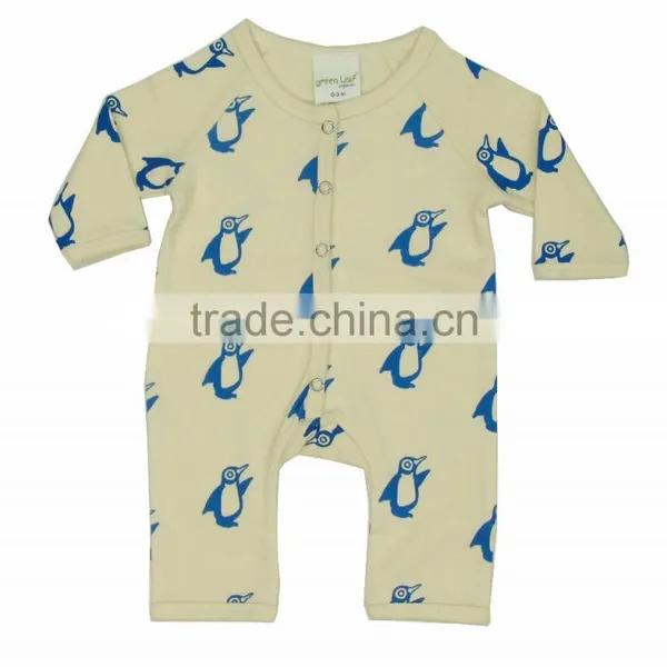 2017 Organic High quality short sleeve baby romper custom baby romper new born baby clothes romper New Kids Romper