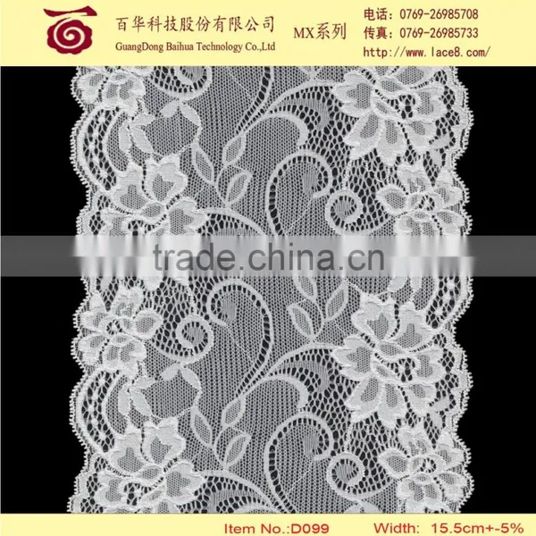 Geometric White Embroidery 100% Cotton Polish Lace Fabric Trimming for Dress, Blouse, Tops photo-5