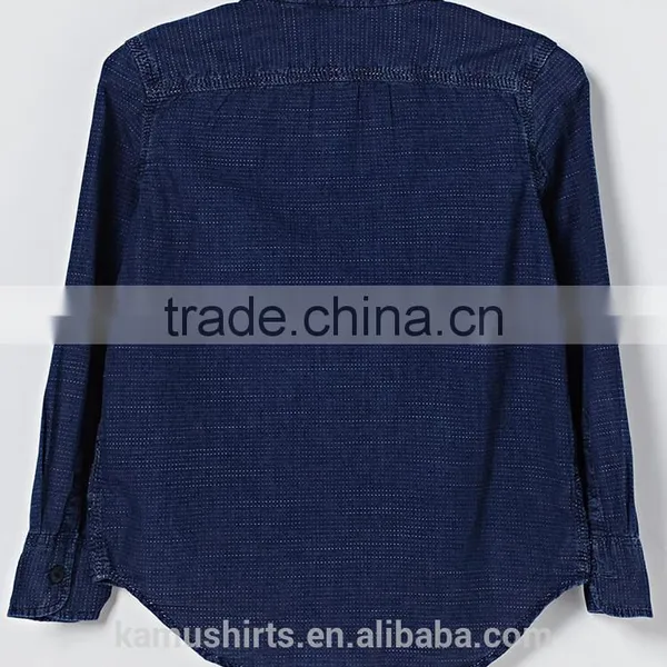 Denim Shirt Boys Shirts Children Denim Shirts photo-2