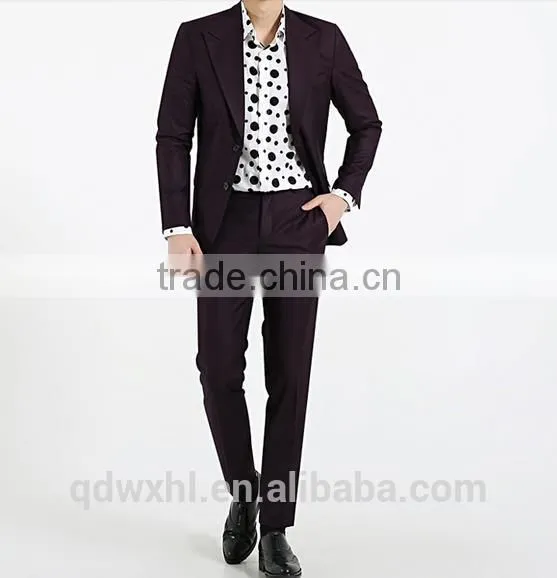 2017 High Quality Latest Design Bespoke Men Wedding Suits for Groom photo-3
