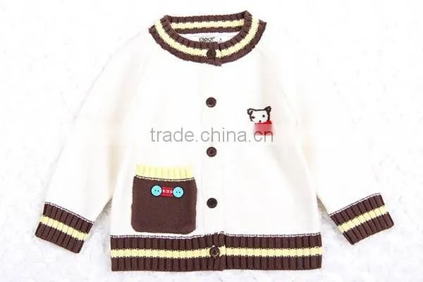 Trim Contrast Latest New Style Raglan Cardigan Sweater photo-2