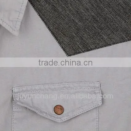 Cheap Wholesale Custom Breathable Easy Wash Cotton Work Uniform Shirts photo-3