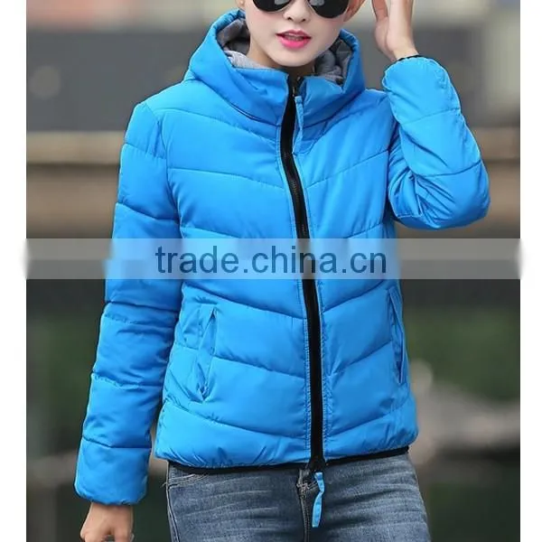 2015 New Fashion Portable Outdoor Women Short Padded Jacket photo-4