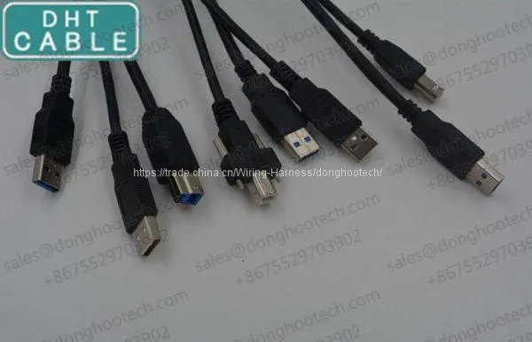 Высокопрочные OEM кабельные сборки USB с высокой гибкостью