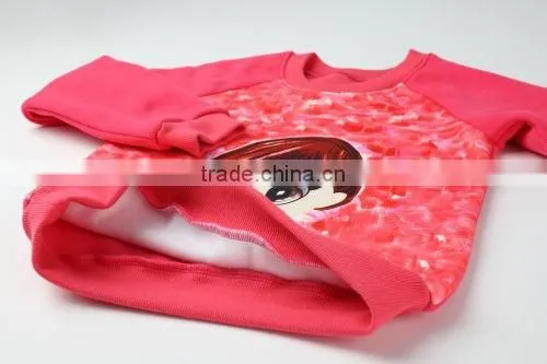Children Printing Long Sleeve Little Girl Sweater photo-3