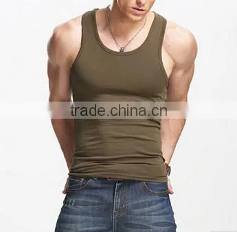 Cheap Promotional Custom Design Bodybuilding Mens Tank Top Man Vest photo-3