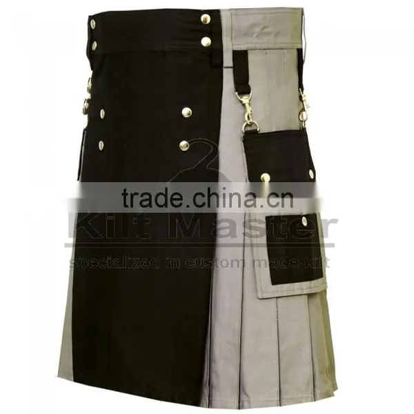Black and Grey Hybird Kilt photo-3