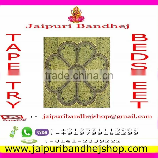 Jaipuri Bandhej Mandala Tapestry for Women photo-5
