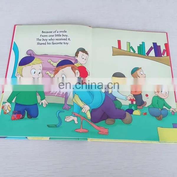 Cheap Children's Education Thick Hardcover Book Coloring Printing Hardcover Story Book photo-2