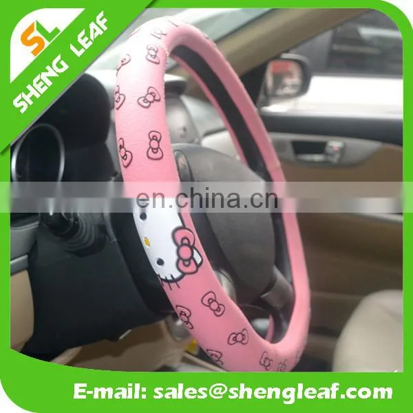 Eco Friendly Customize Design Soft Silicone Car Steering Wheel Cover for Girls photo-5