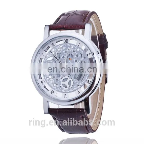 2016 Popular On China Market Luxury Leather Wrist Watches For Men And Women photo-2