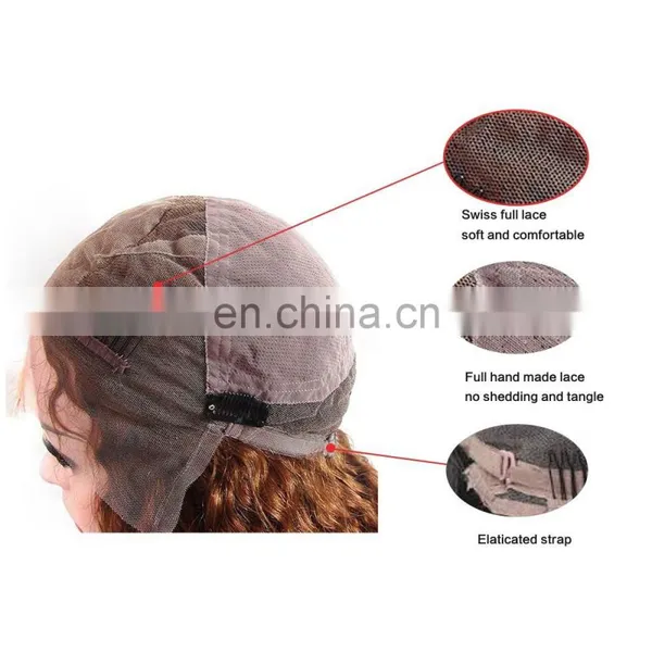 Wholesale Human Hair Full Lace Wig,virgin Brazilian Hair Wig,100% Unprocessed Brazilian Human Hair Wig photo-6