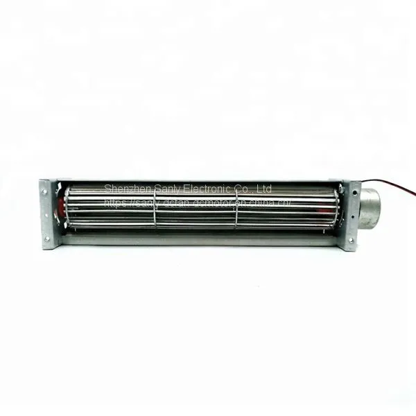 40*250mm 24V dc Ball Bearing High Speed 2000RPM Cross Flow Fan photo-5