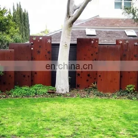 Indoor Corten Steel Screen Wall photo-5