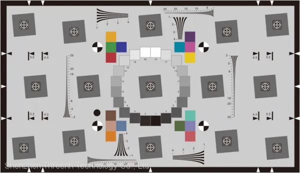 Sine Image ISO 12233:2014 Enhanced ESFR (Edge SFR) Test Chart for Camera Lens Customized Available photo-3