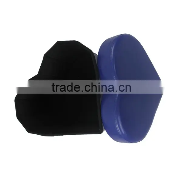 Blue Heart Shape Single Collapsible Ottoman photo-6