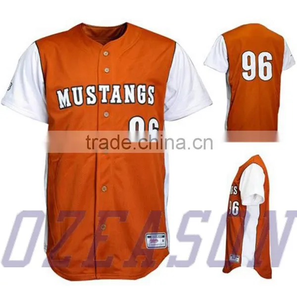 100% Polyester Dri Fit Sleeveless Baseball Jersey Pattern Baseball Jersey Buttons Shirt photo-5