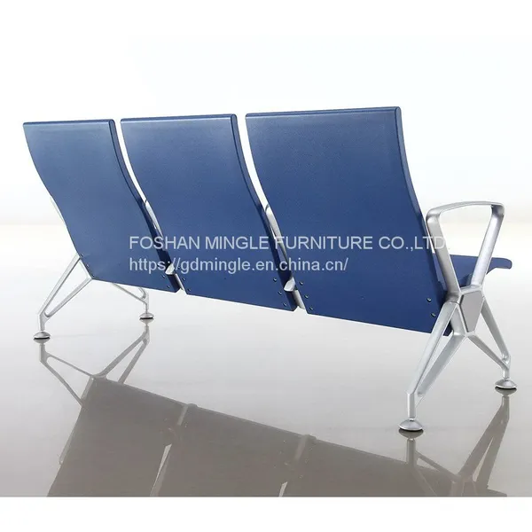 PU Foam Waiting Chair With USB Power Charger Airport Chair photo-3