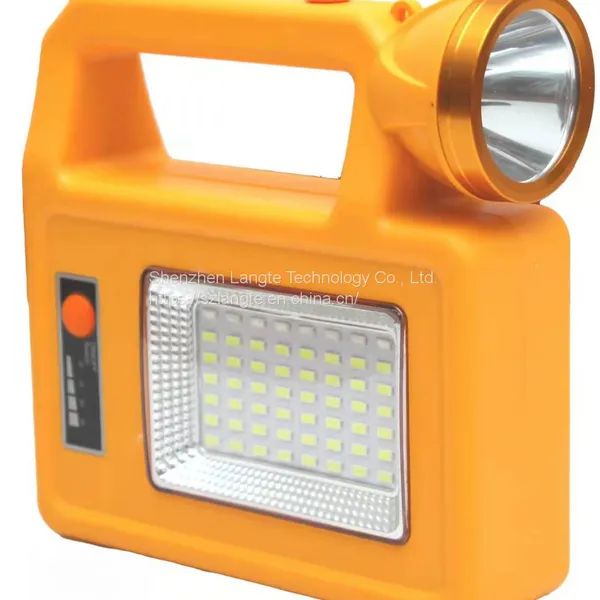 Portable Solar Light Multi-function Dimming Red and Blue Flash China photo-2