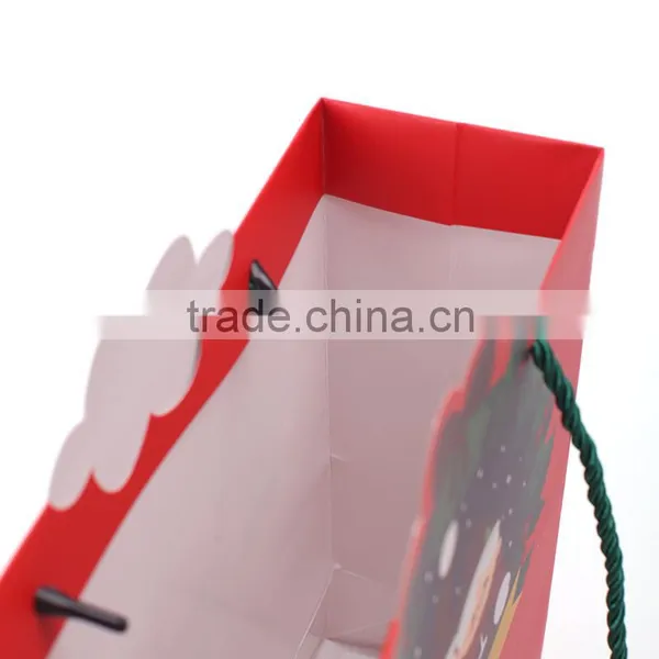 Custom Printed Low Cost Popular Hand Christmas Paper Bag Quality Choice photo-6