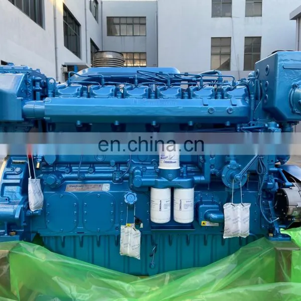Original 500HP Water Cooled Weichai Baudouin 6M26C500-18 Marine Diesel Engine photo-2