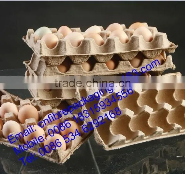 Eco-friendly Molded Inner Paper Pulp Tray for Eggs photo-5