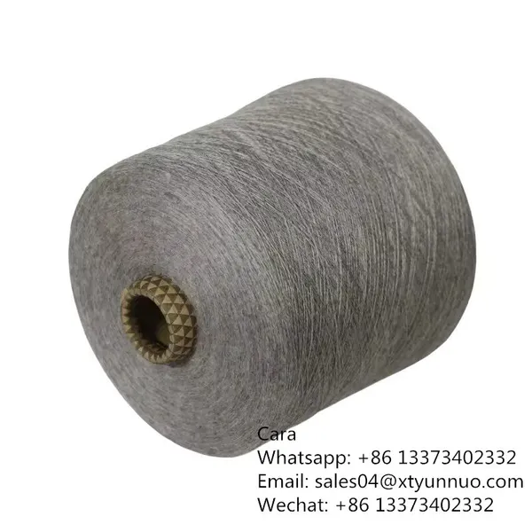Super Soft 100 Cashmere Yarn Manufacturer Merino Wool Blended Yarn 2/26Nm 100% Mongolian Cashmere Yarn photo-5