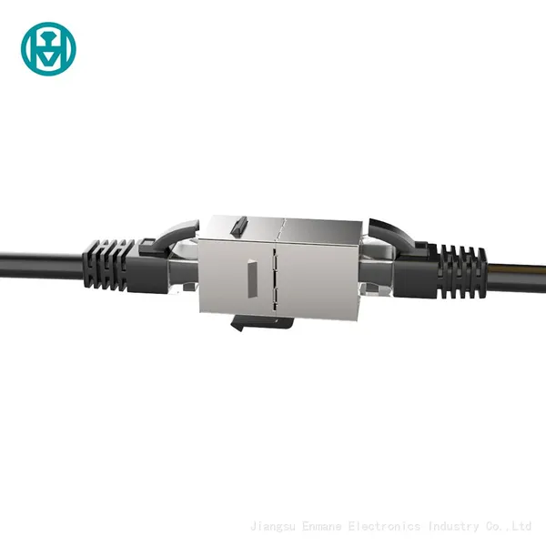 STP 10 Gbps CAT6A RJ45 Ethernet Keystone Jack Keystone Coupler