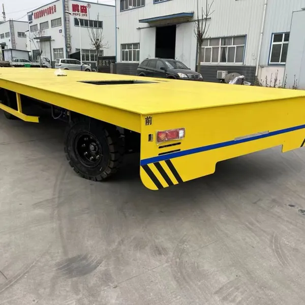 Heavy Duty Aifite Trackless Electric Handling Vehicle Shuttle Across the Workshops photo-3