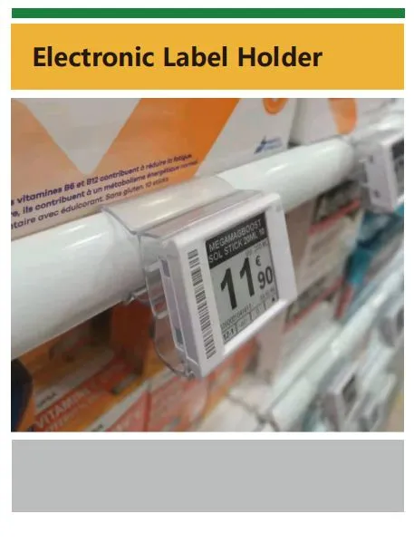 PVC Plastic Date strip label holder price holder strip Channel for Supermarket