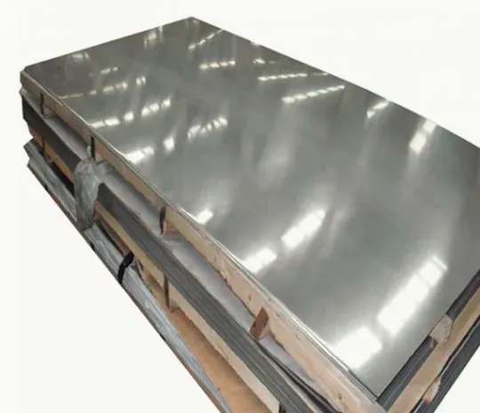 High Quality Glossy Mirror Thick SA-240 Stainless Steel Sheets Plates for PVC Card Press Laminating photo-4