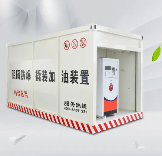 Skid-mounted Gas Station Explosion-proof Barrier Diesel Gasoline Skid-mounted Refueling Machine Mobile Device photo-2