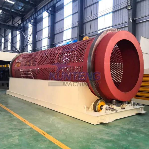 Garbage Waste Sorting Machine Rolling Drum Screen Separator Conveyor Rotary Trommel Sieve EPC photo-4