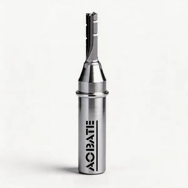 TCT Straight Router Bit 12.7mm Shank 2 Flute for CNC Woodworking Milling Engraving - AOMJNG photo-3