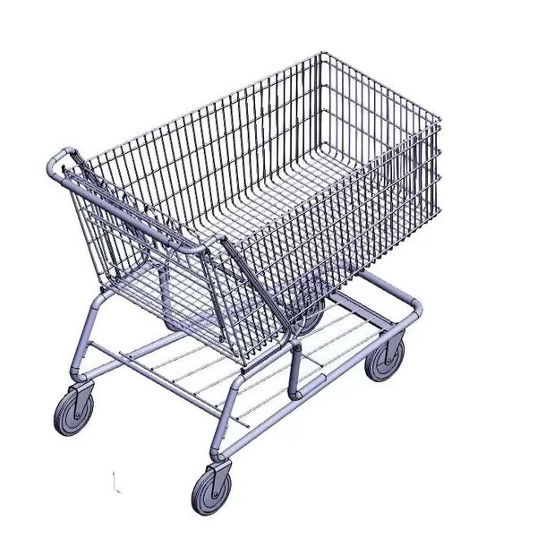 Supermarket Shopping Intelligent Handcart photo-3