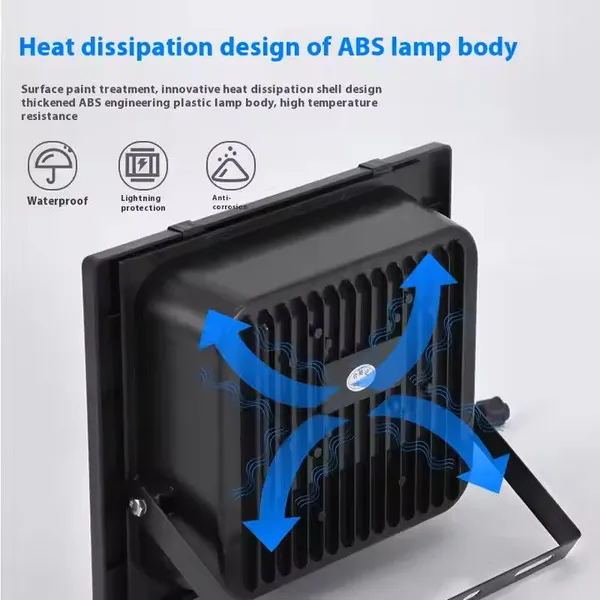 IP67 LED ABS Outdoor Waterproof Solar Flood Light 40W for Landscape and Security High Voltage Solar Light photo-5