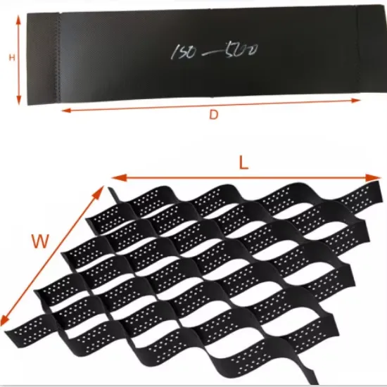 HDPE Geocell Soil Stabilization Cellular Confinement System, UV Resistant Geocell for Road Foundation, Slope Protection and Embankment Reinforcement photo-2