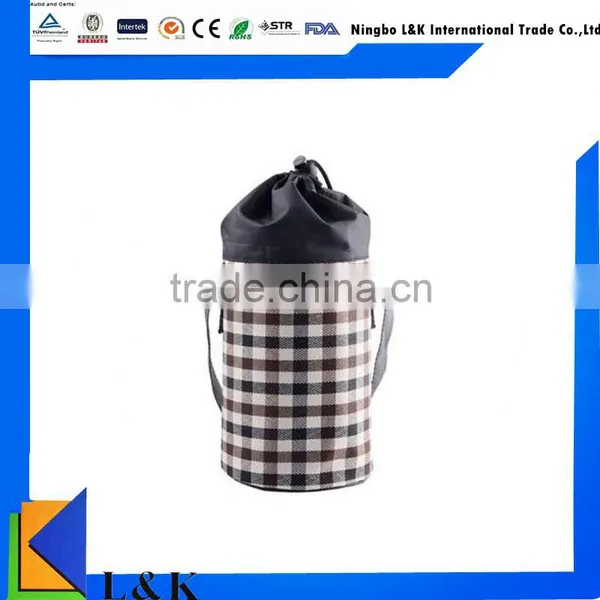 Insulated Cooler Bag for Food With Draw-cord Closure/wine Cooler Bag