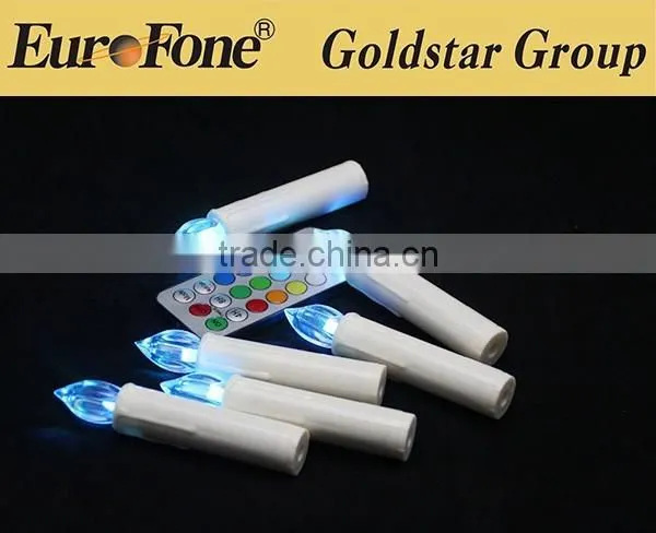 Led moving flameless candle christmas tree led candle light with clip
